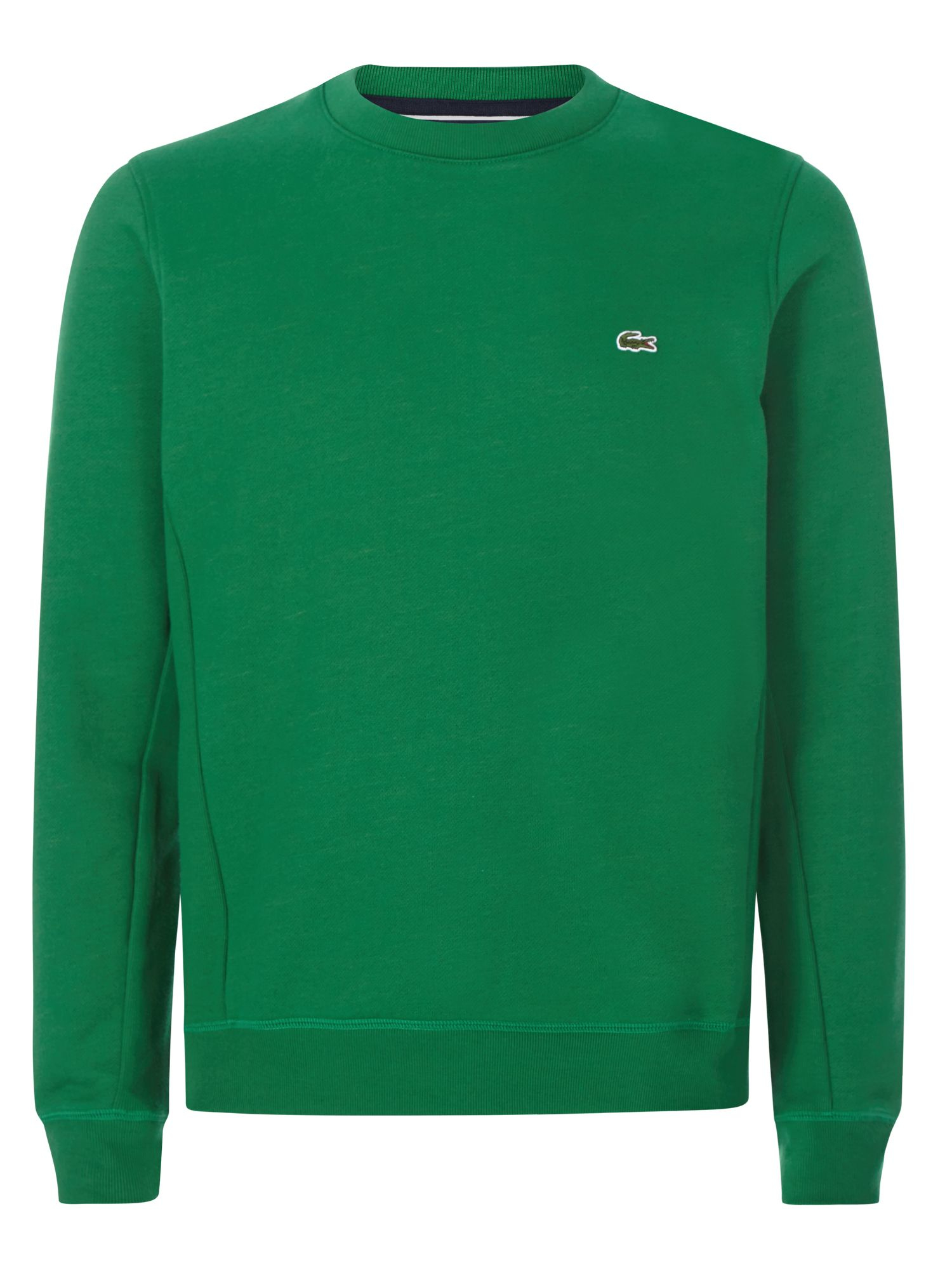 Lacoste Crew Neck Sweatshirt in Green for Men | Lyst