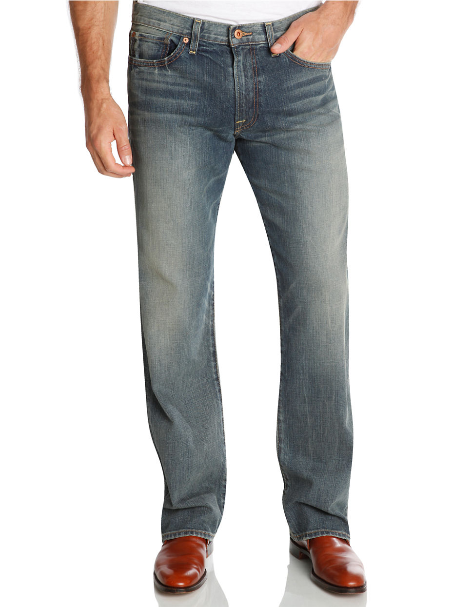 Lucky brand 361 Vintage Straight Leg Jeans in Blue for Men | Lyst