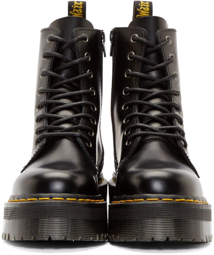 Dr. Martens Black Platform 8_eye Jadon Boots for Men - Lyst