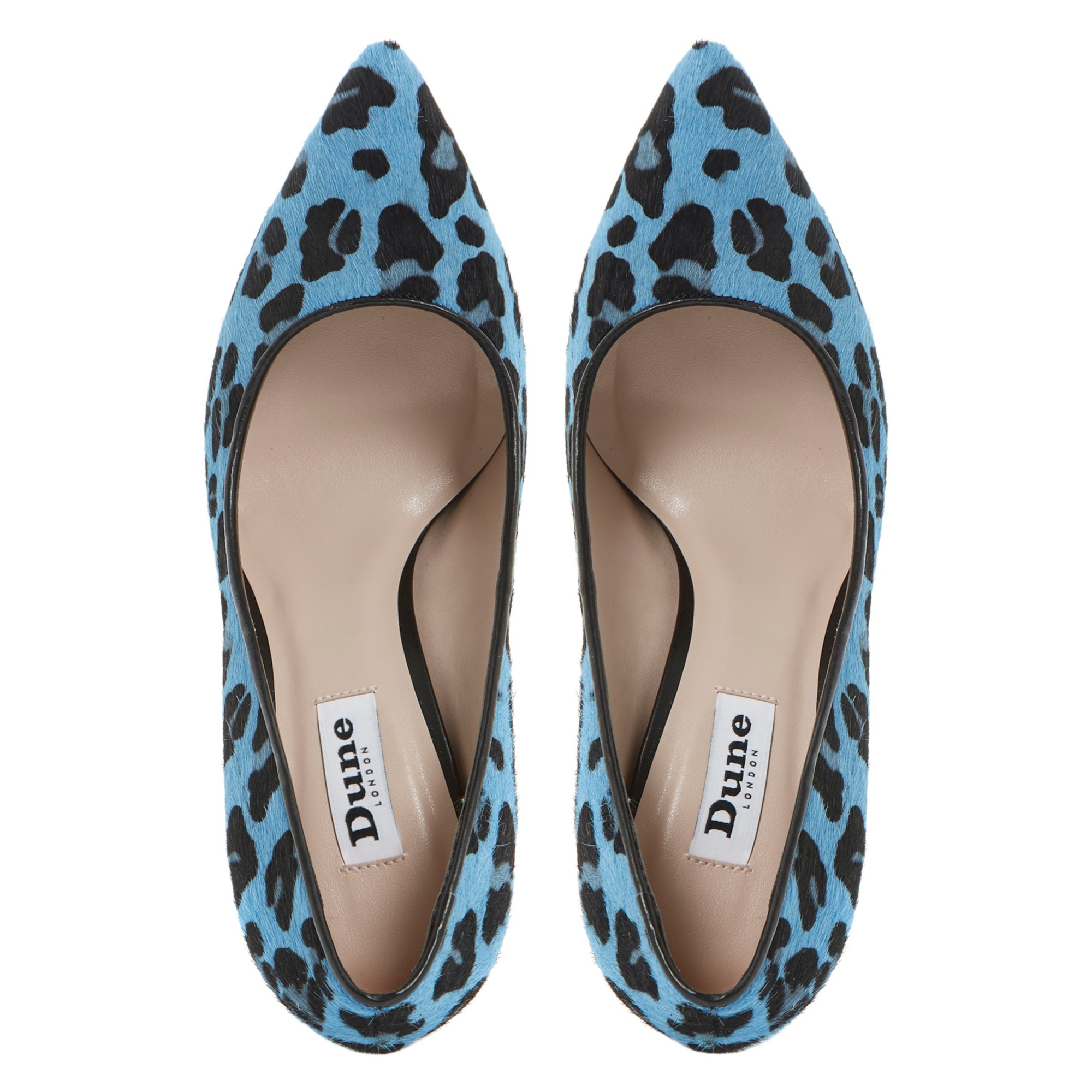 blue leopard shoes
