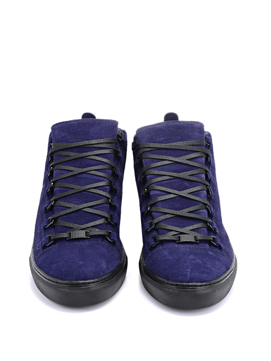 balenciaga arena navy blue