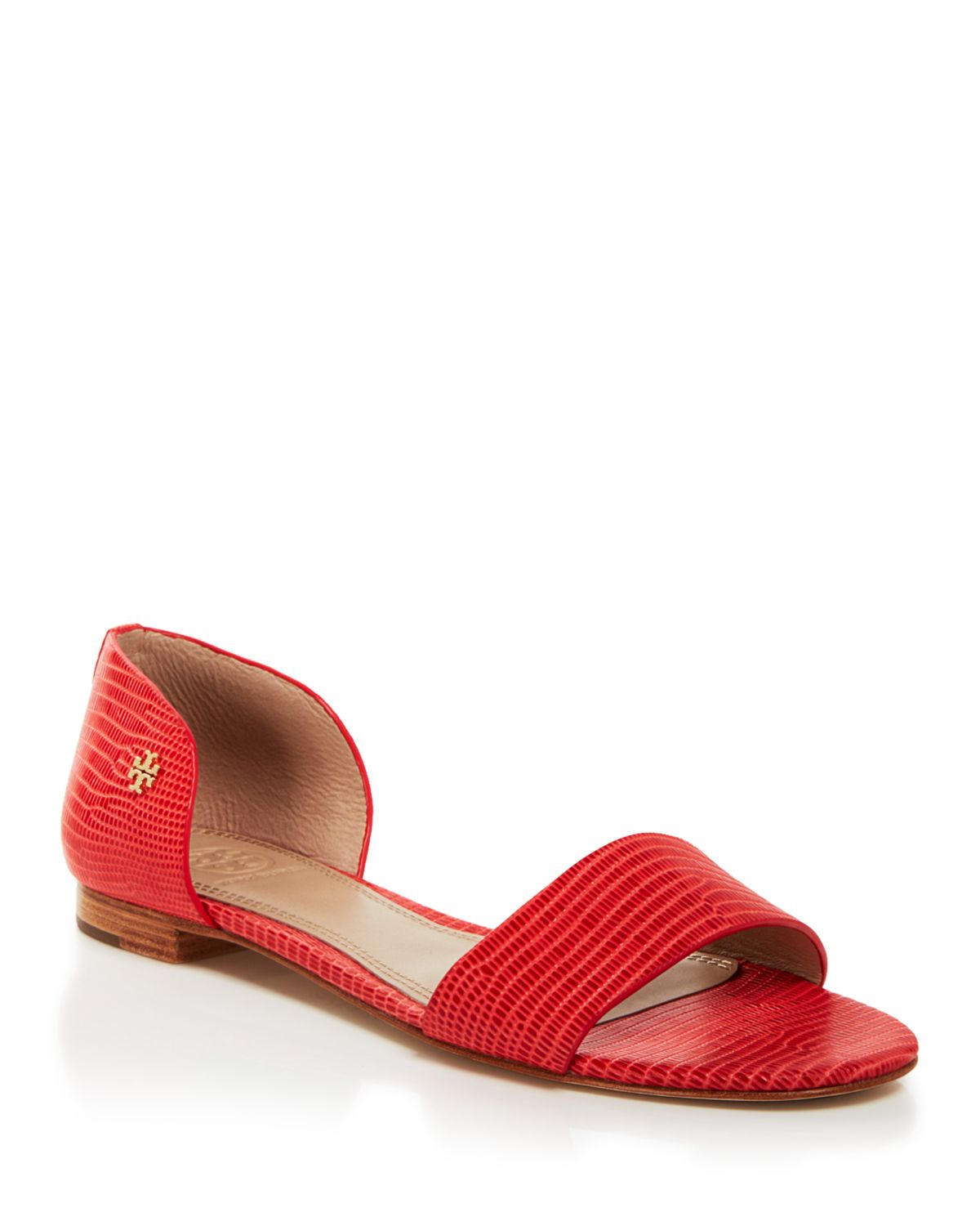tory burch open toe shoes