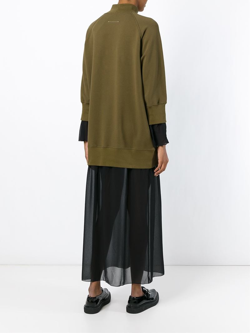mm6 sweatshirt dress