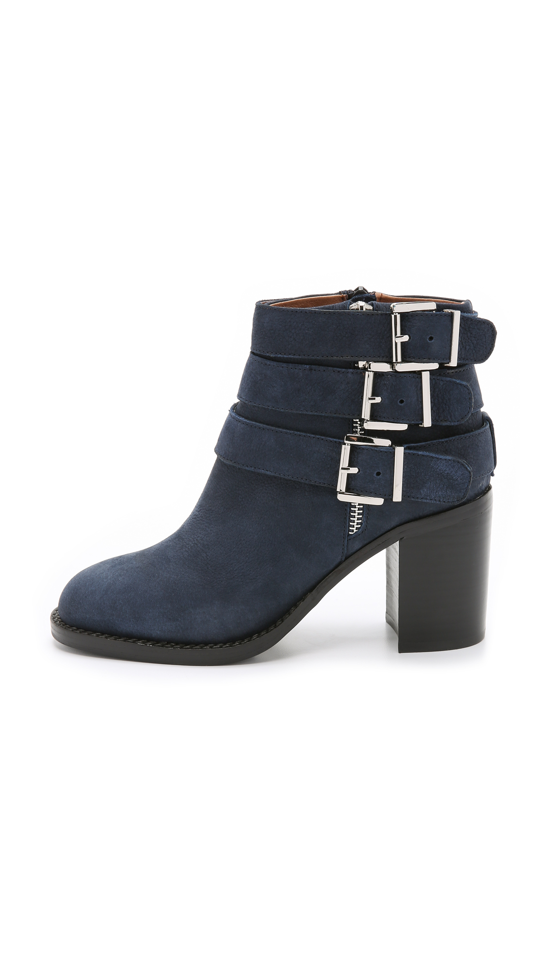 Jeffrey campbell Rayburn Booties Navy in Blue (Navy) Lyst