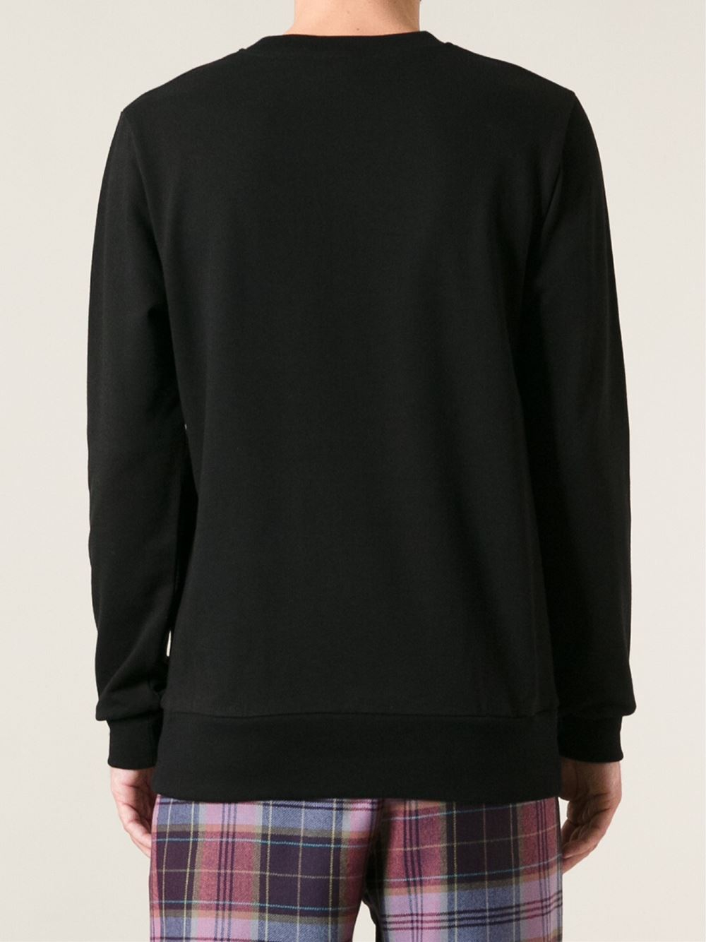 Vivienne westwood Galaxy Print Sweatshirt in Black for Men | Lyst