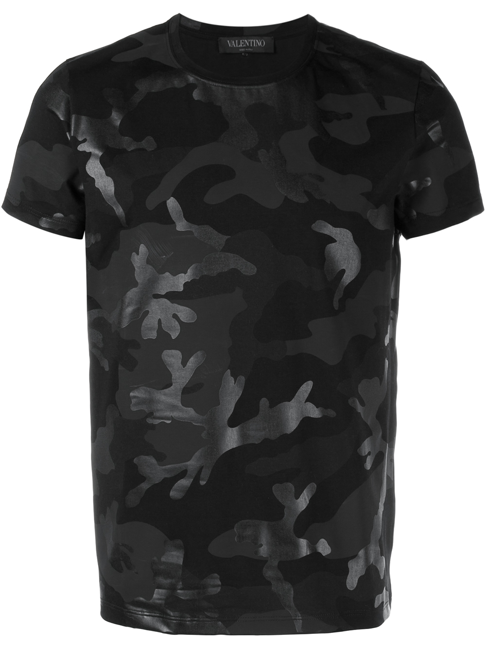 mental Indføre Selvrespekt Valentino Camouflage T-shirt in Black for Men | Lyst