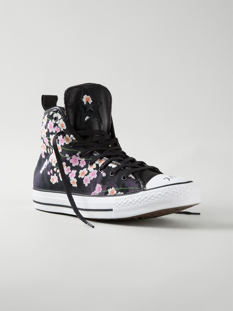 Converse 'Chuck Taylor' Floral HiTop Sneakers Lyst