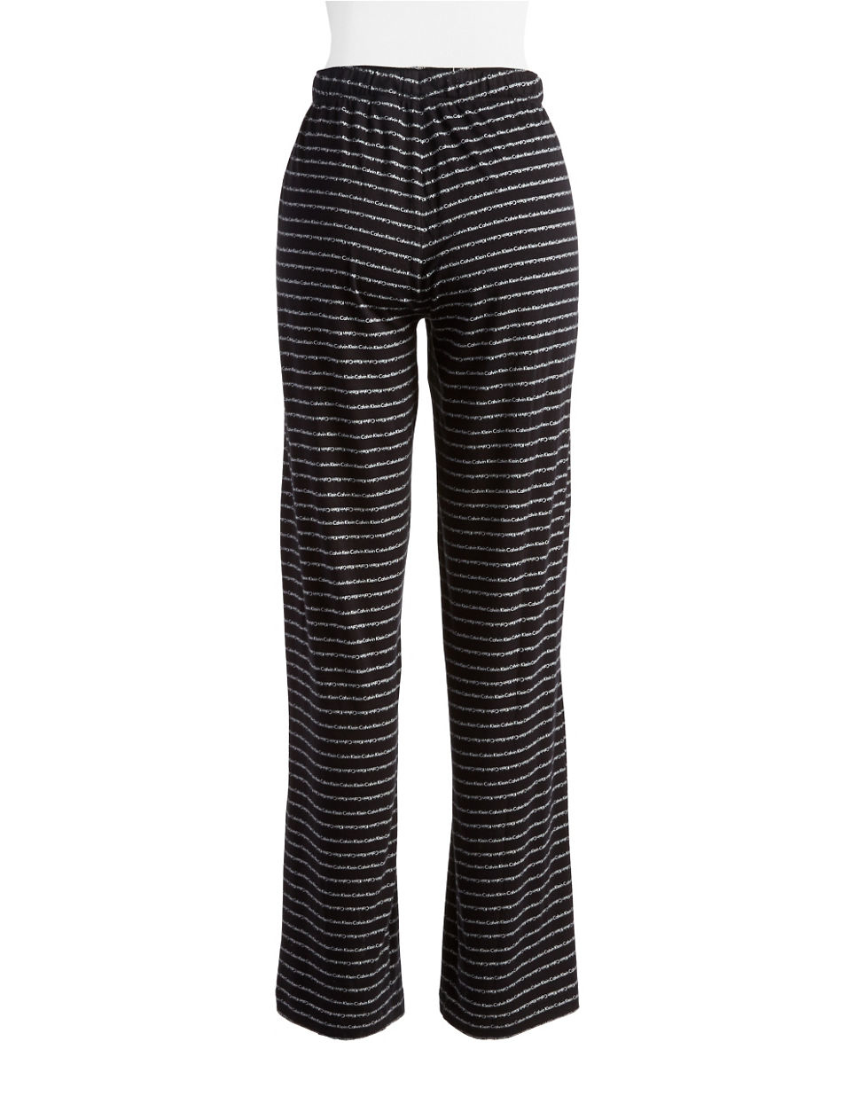 Calvin klein Logo Lounge Pants in Black | Lyst