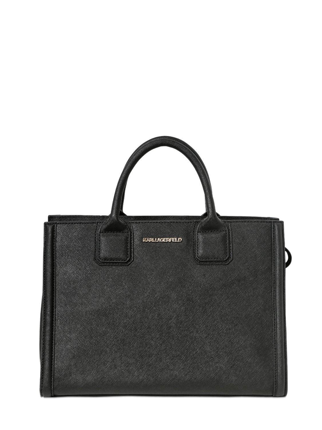 Karl Lagerfeld K Klassic Faux Leather Tote Bag in Black Lyst