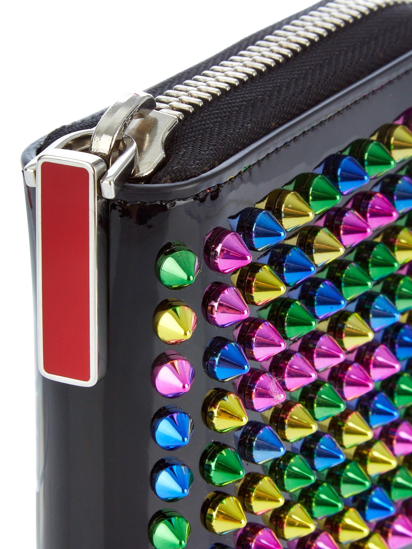 Christian Louboutin Panettone Zip-around Patent-leather Wallet Christian Louboutin Panettone Zip-around Patent-leather Wallet