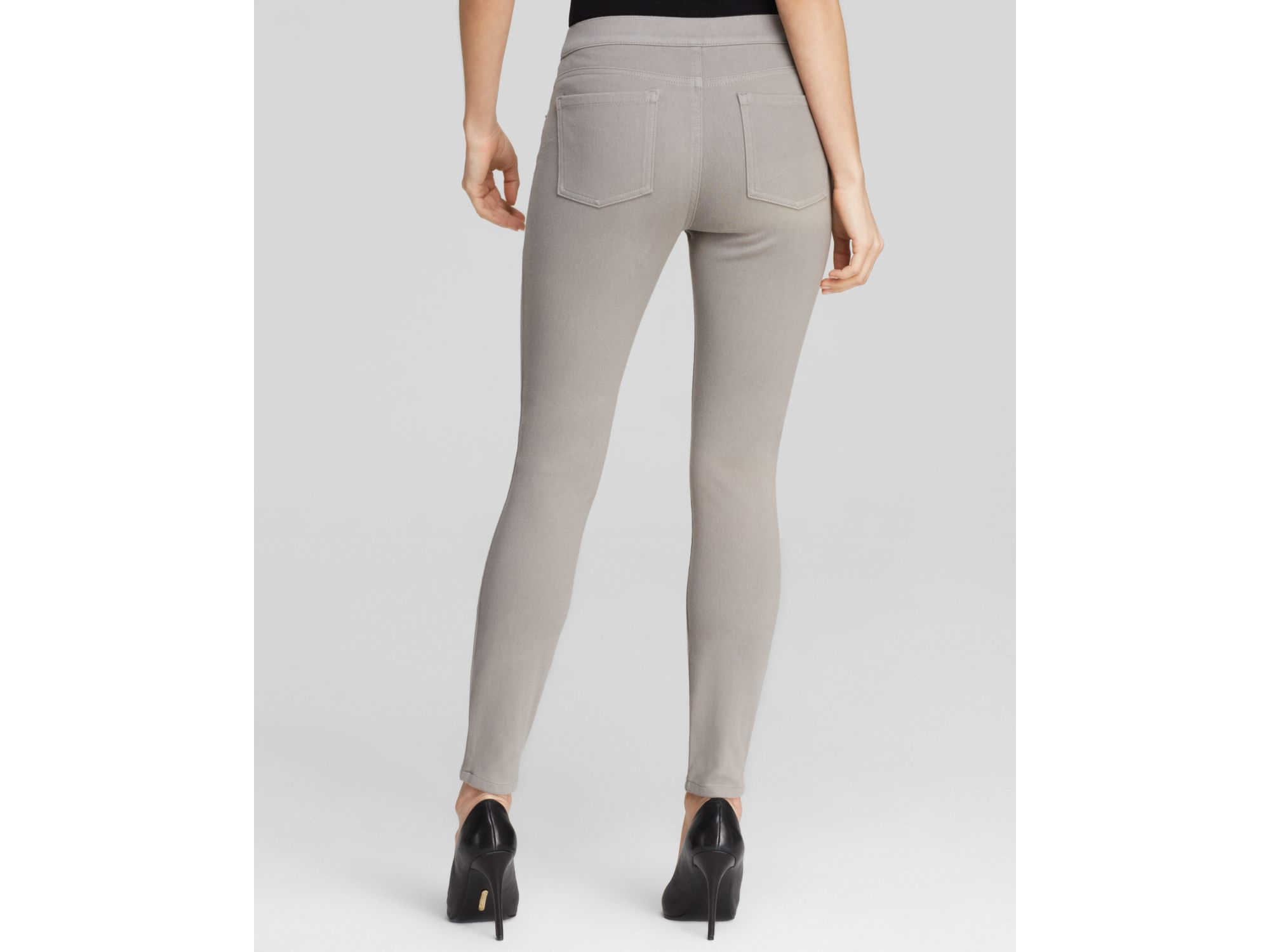 cropped denim leggings