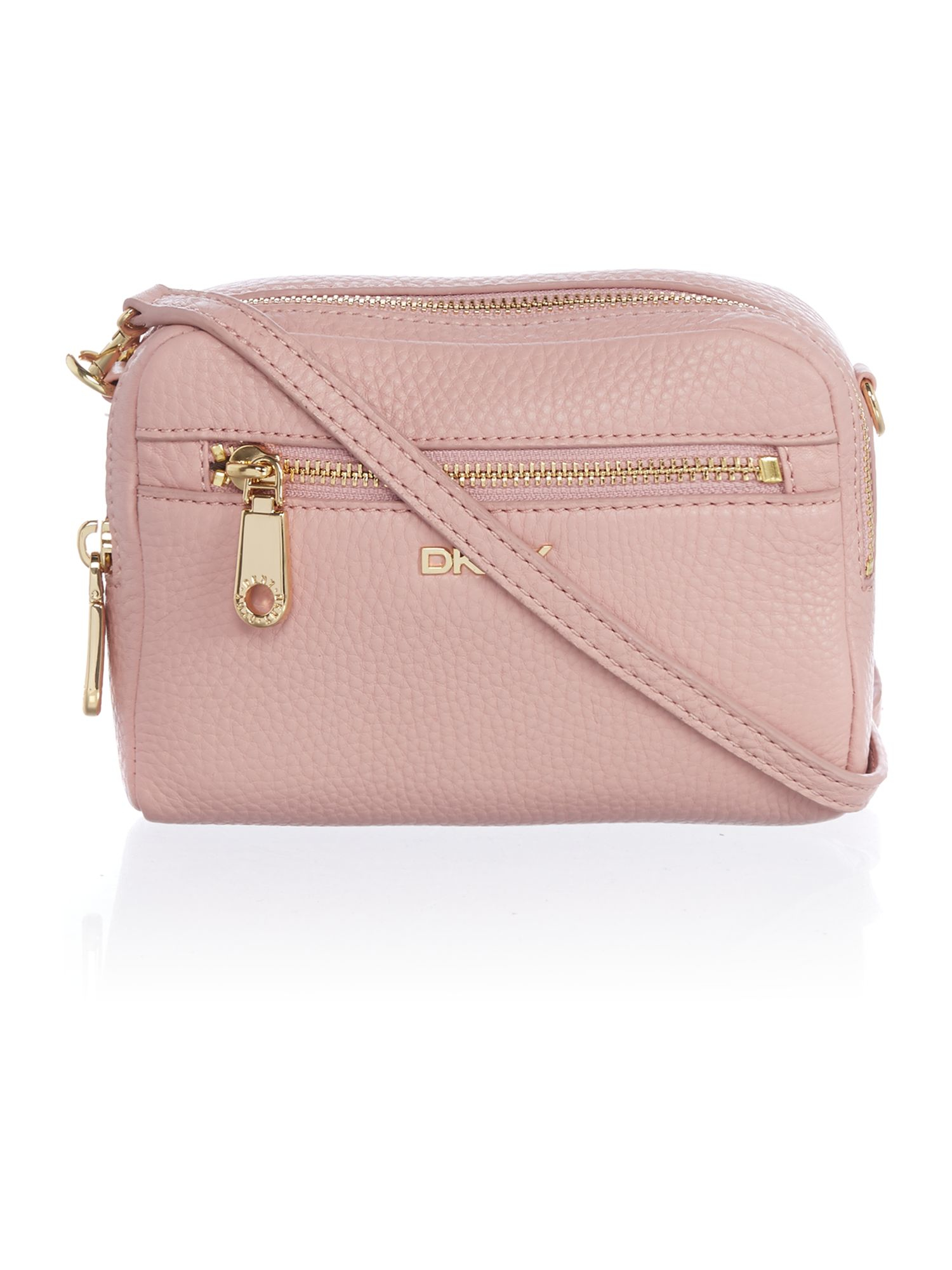 DKNY Leather Tribeca Light Pink Small Cross Body Bag - Lyst