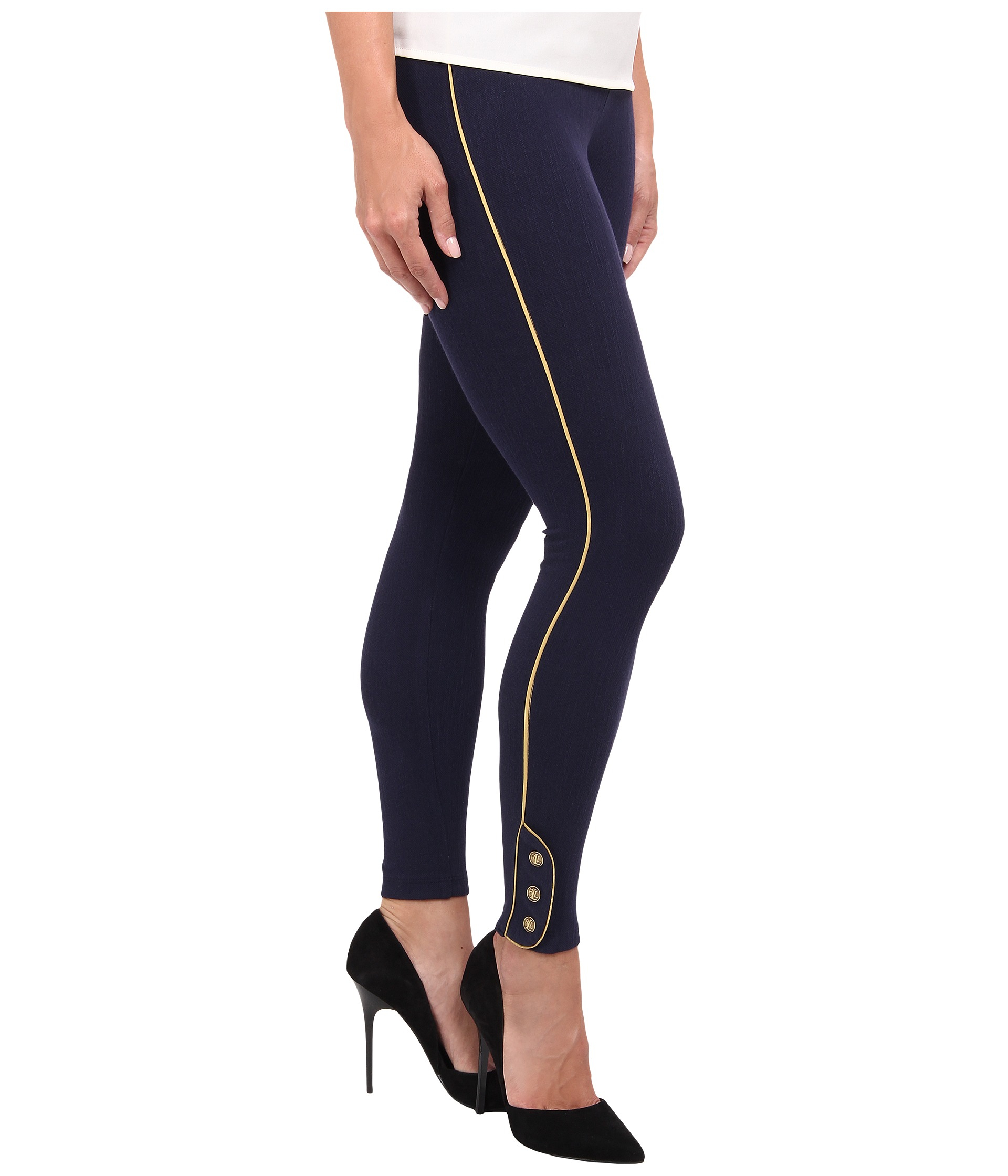 by ralph cotton military legging with gold yeezy calabasas track pants size chart