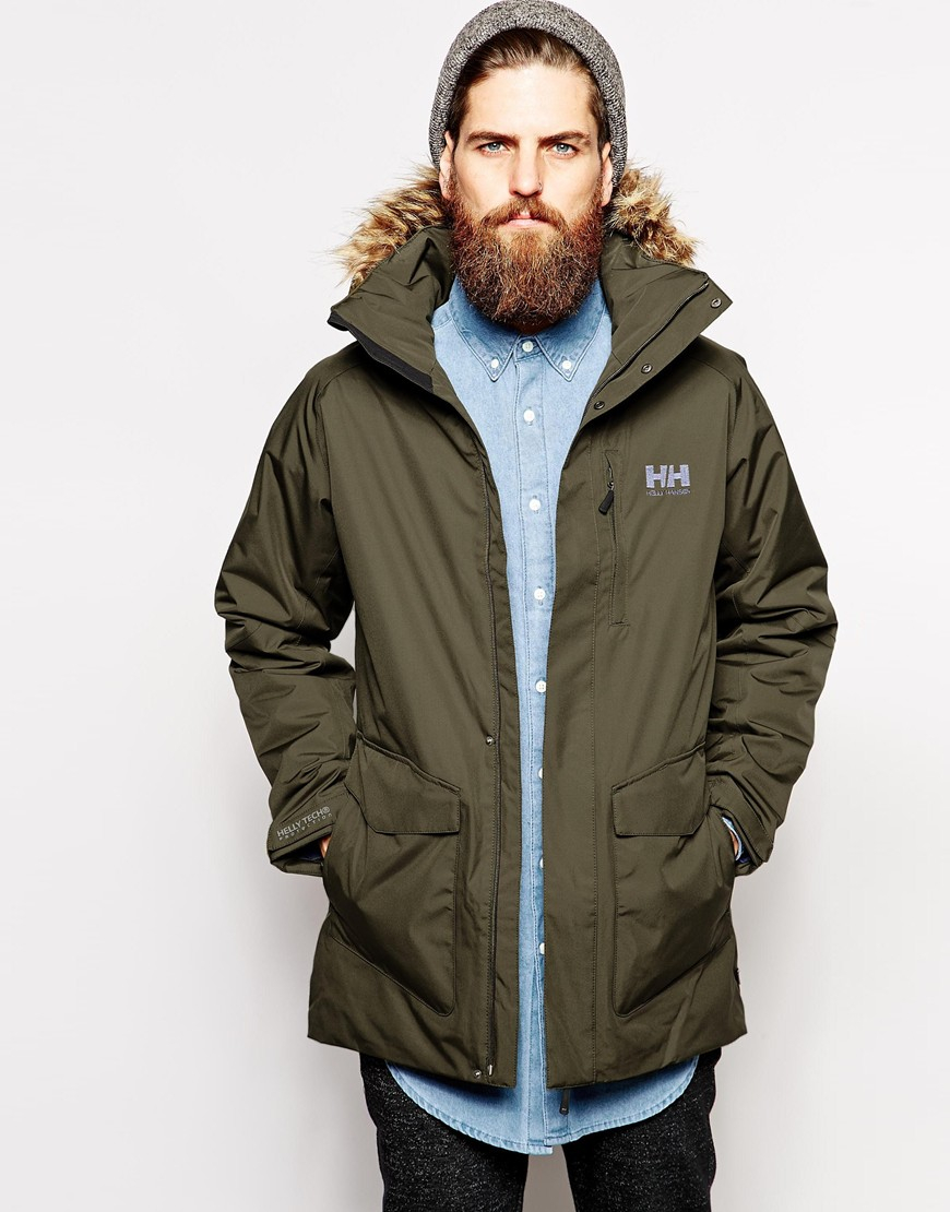 helly hansen fur hood