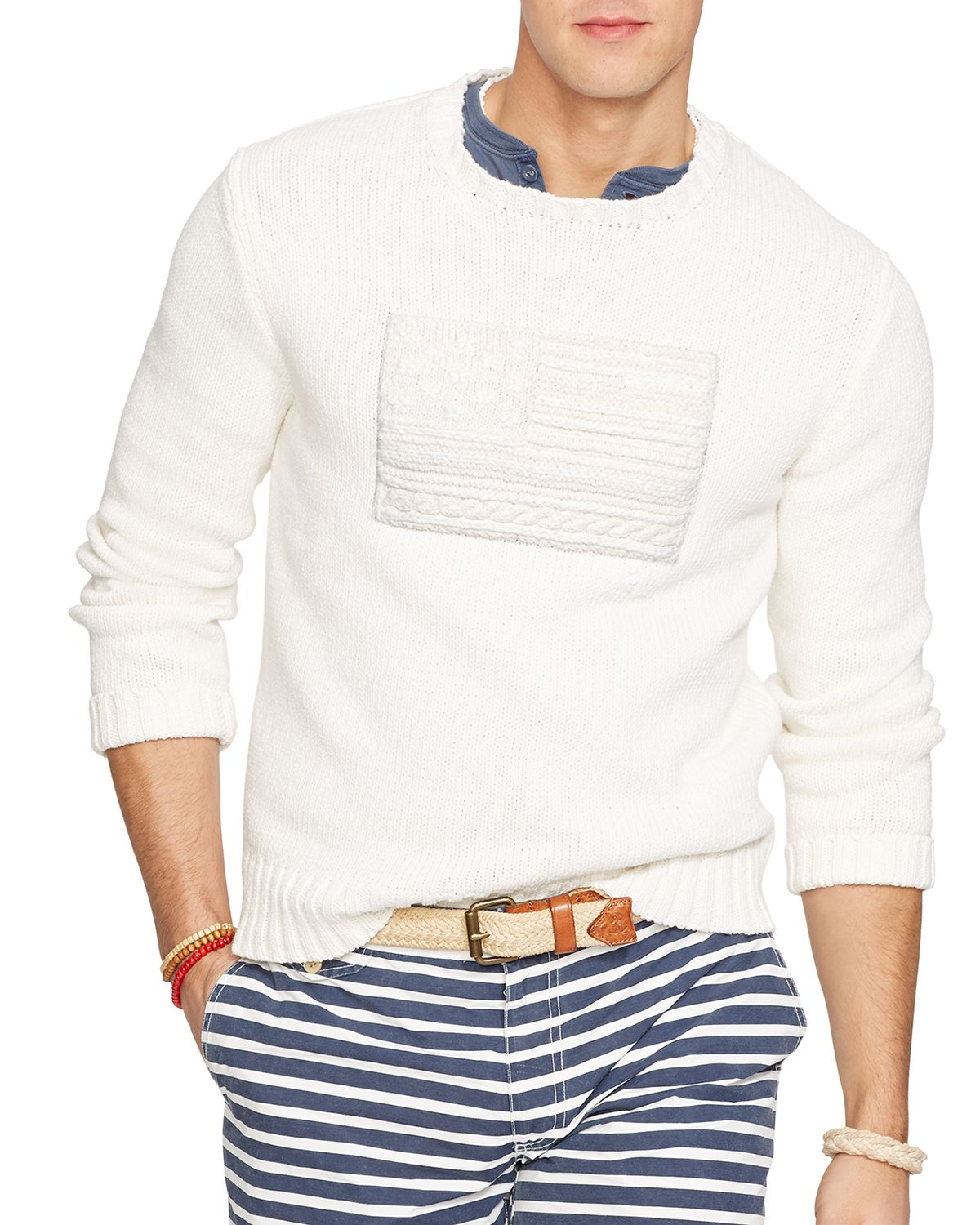white ralph lauren sweater