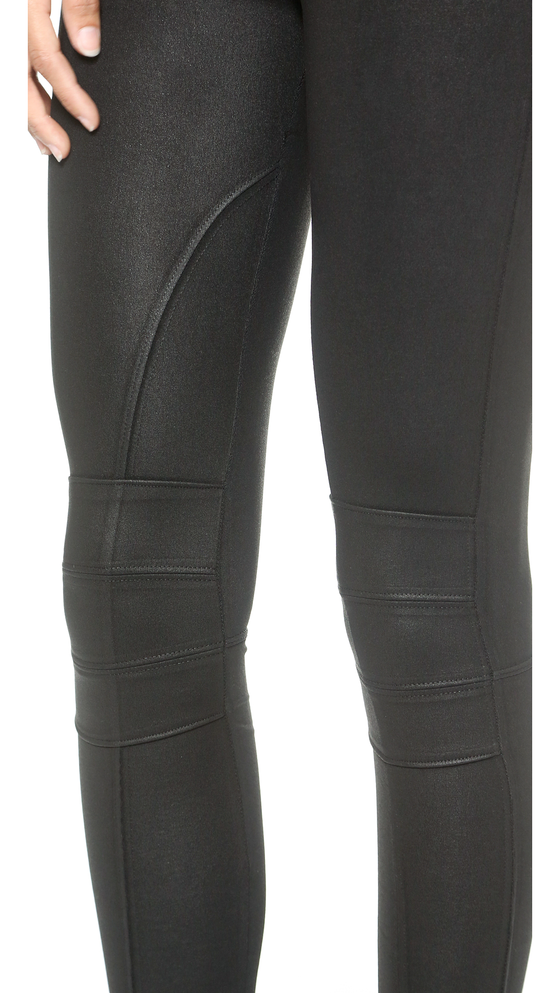 Coated moto leggings clearance