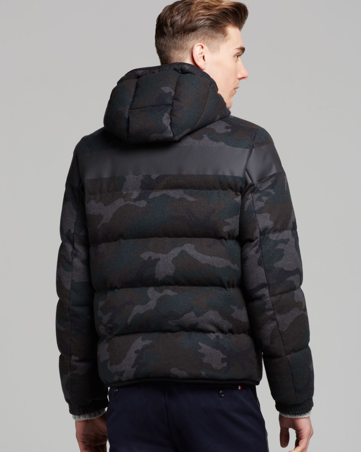 moncler black camo jacket