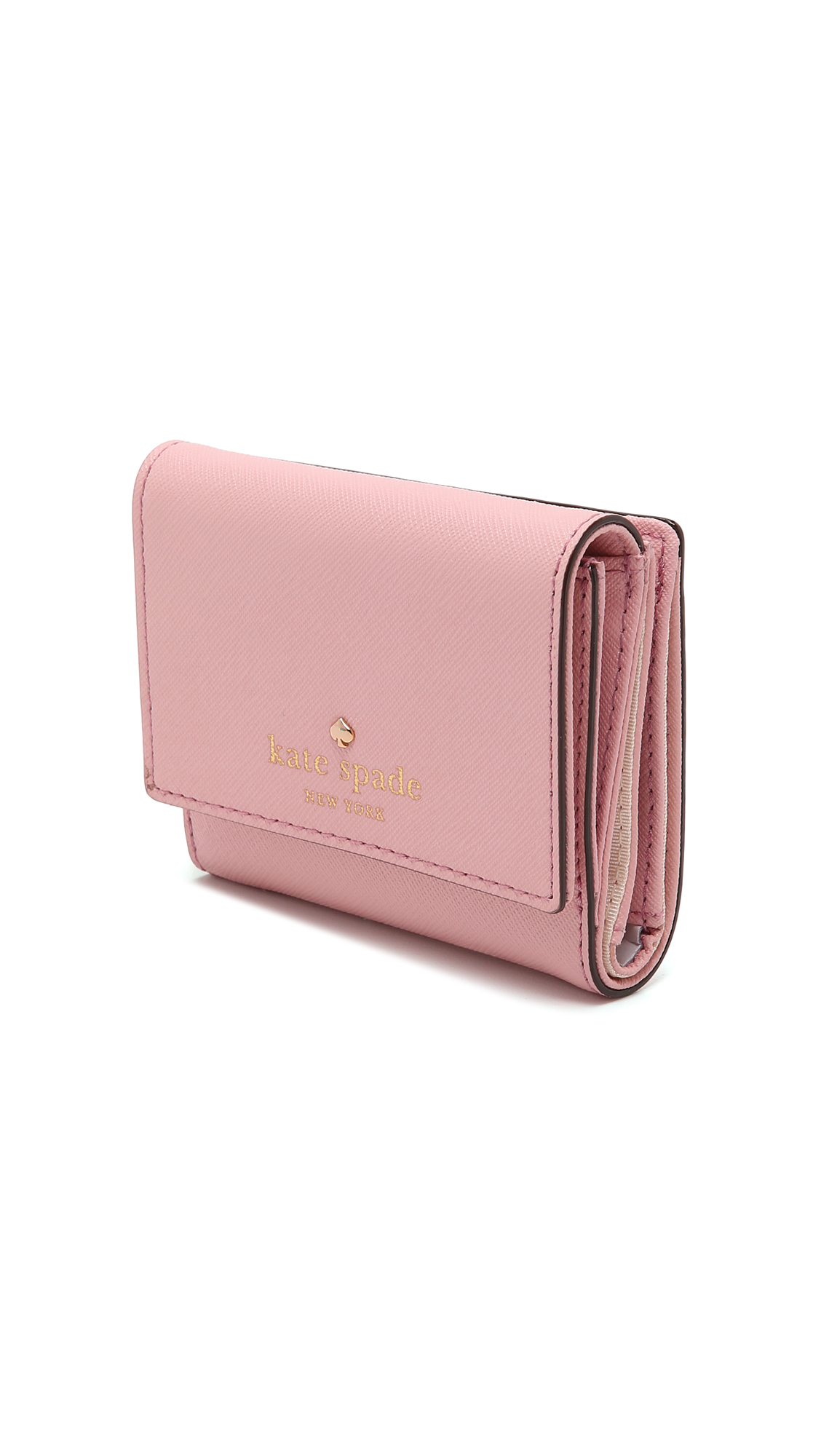 pink kate spade purse and wallet