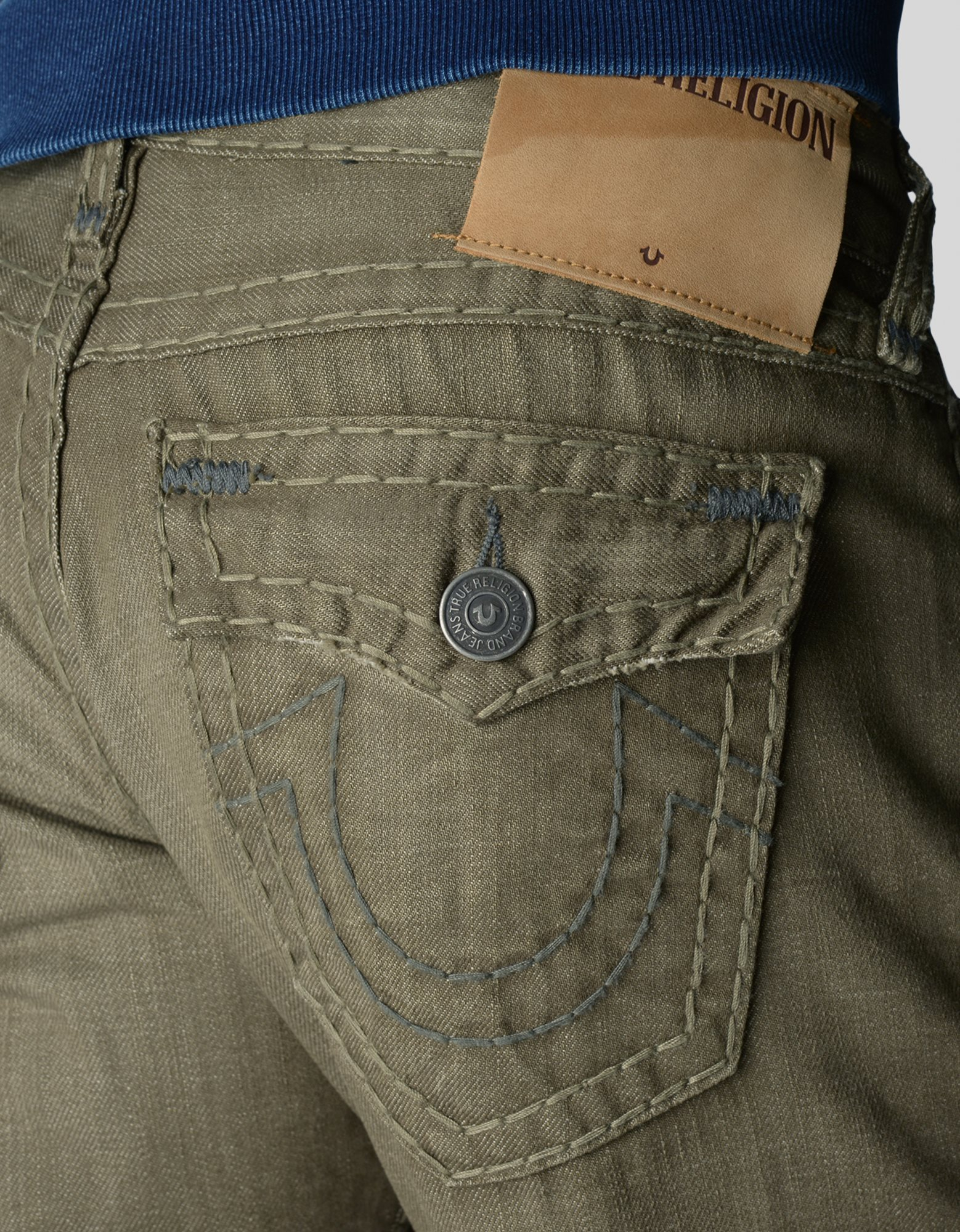 olive green true religion jeans