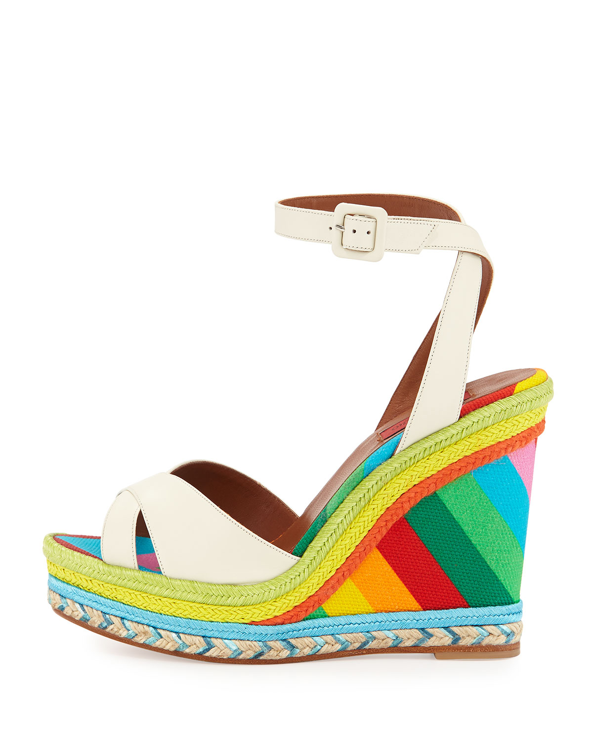 valentino rainbow heels