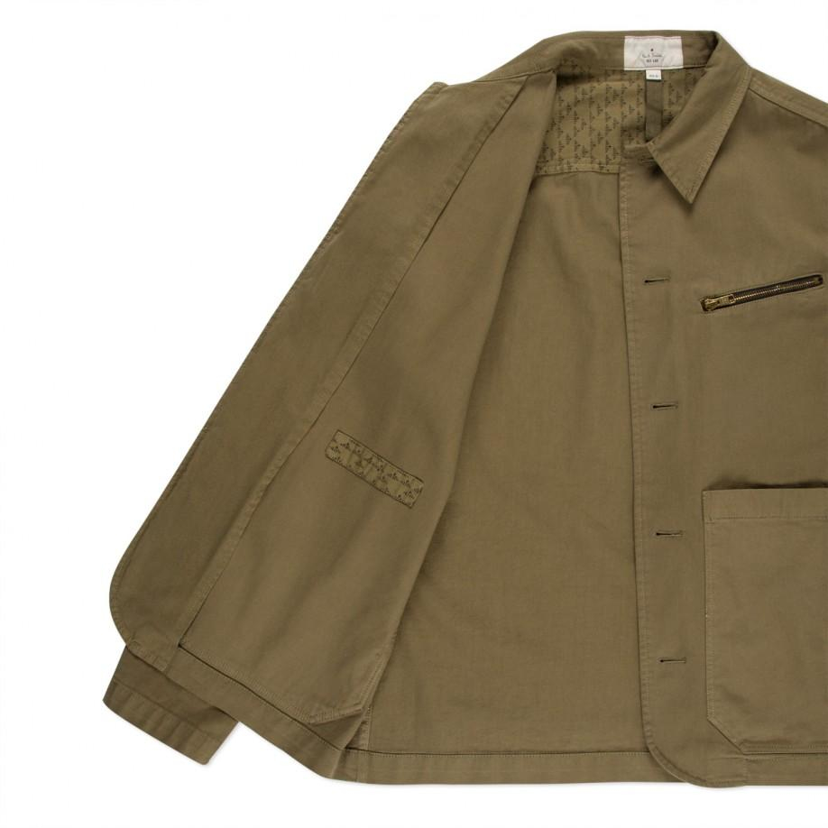 olive green work jacket