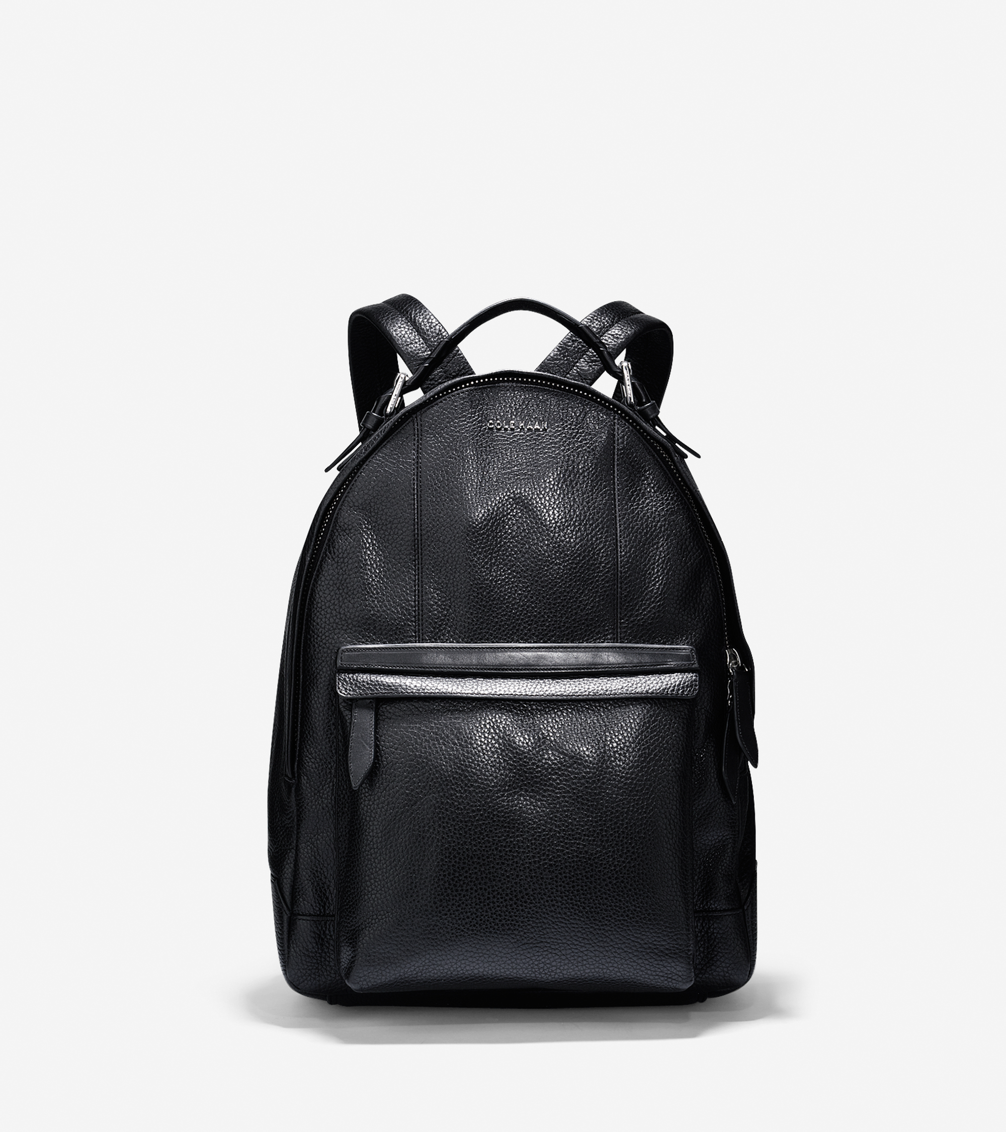 Cole Haan Truman Backpack. Cole Haan Leather Backpack, BLACK.