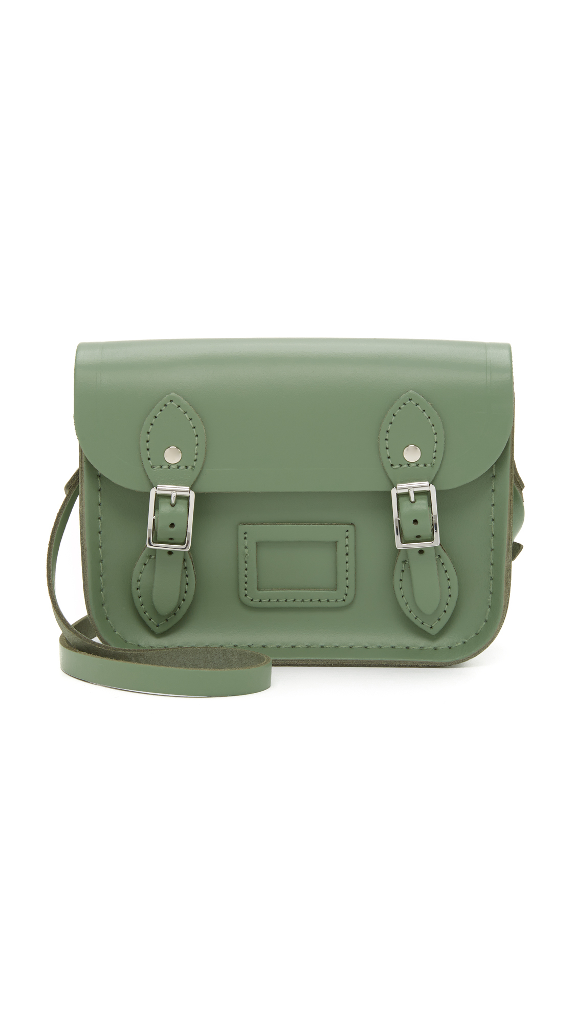 Green satchel online bag