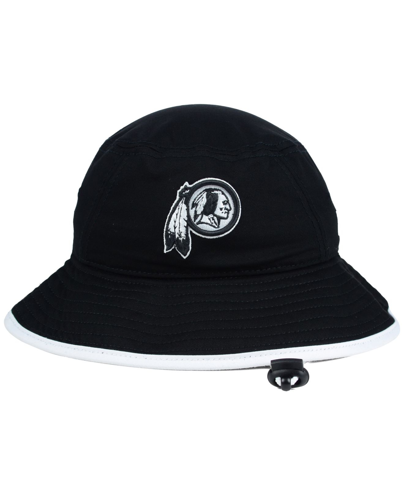 Ktz Washington Redskins Nfl Black White Bucket Hat in Black for Men Lyst