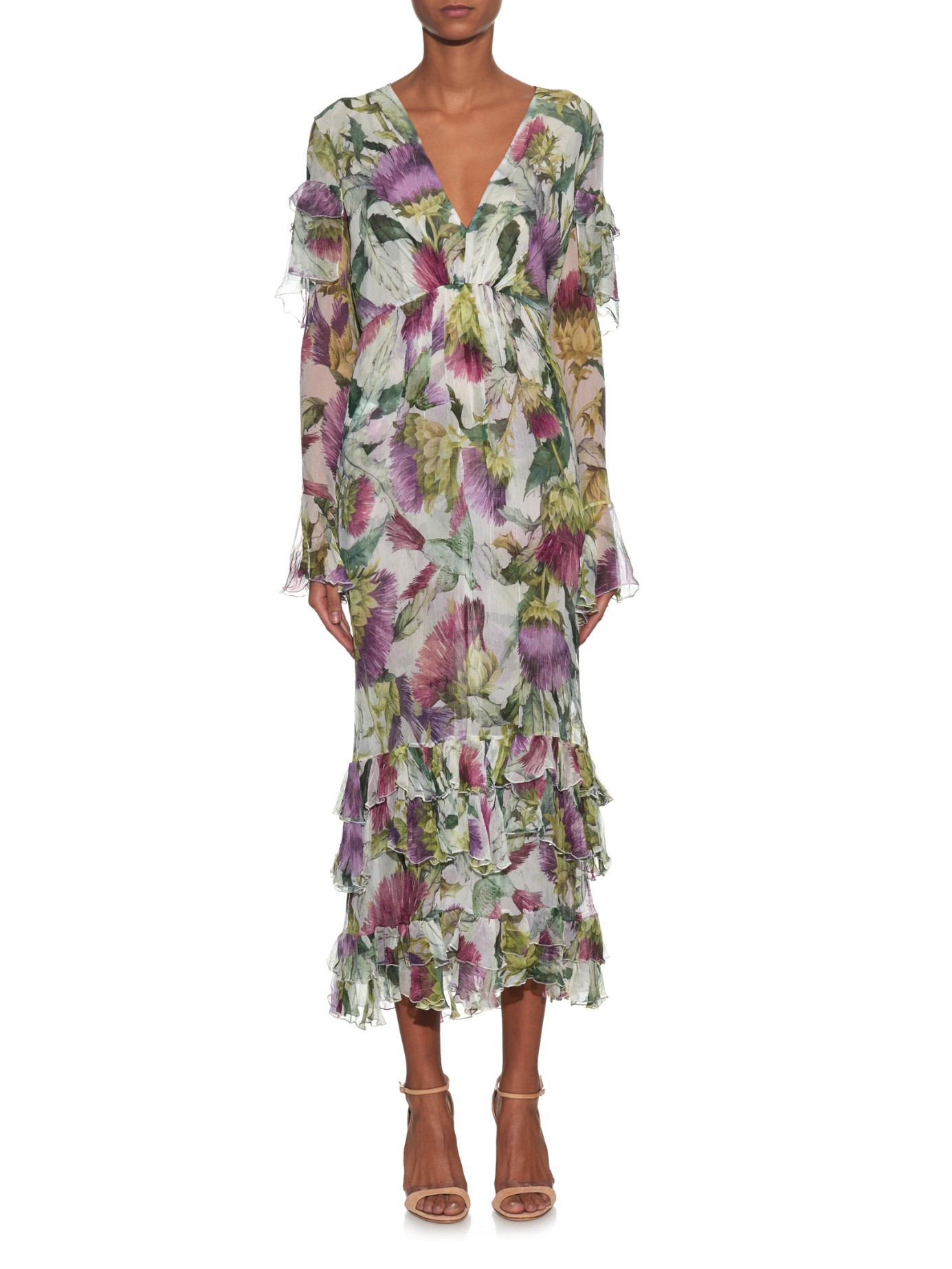 gucci floral dress