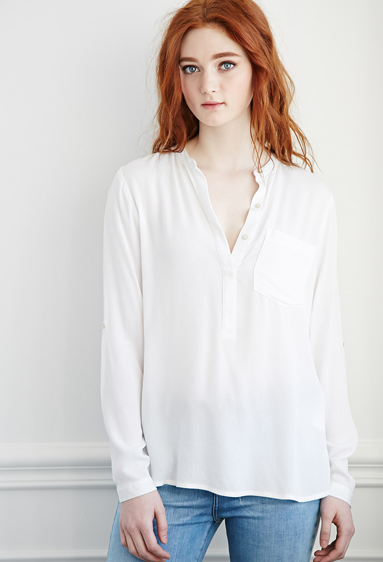 white blouse forever 21