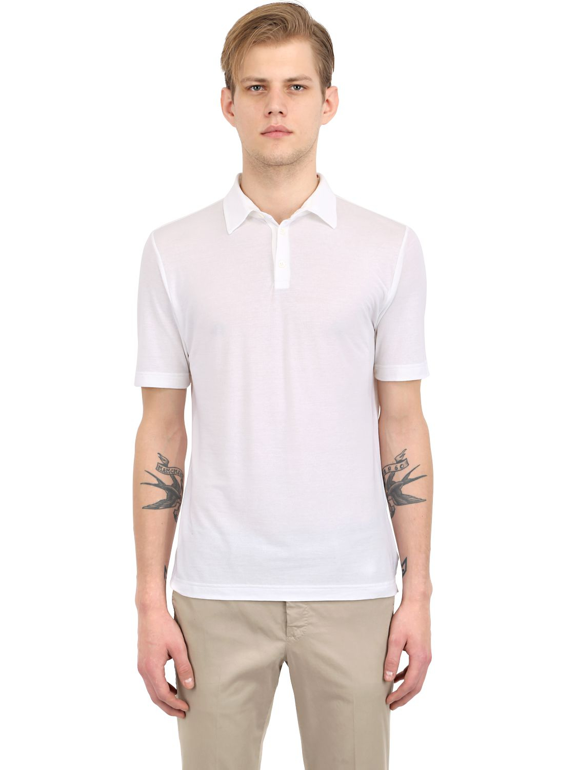 zanone ice cotton polo