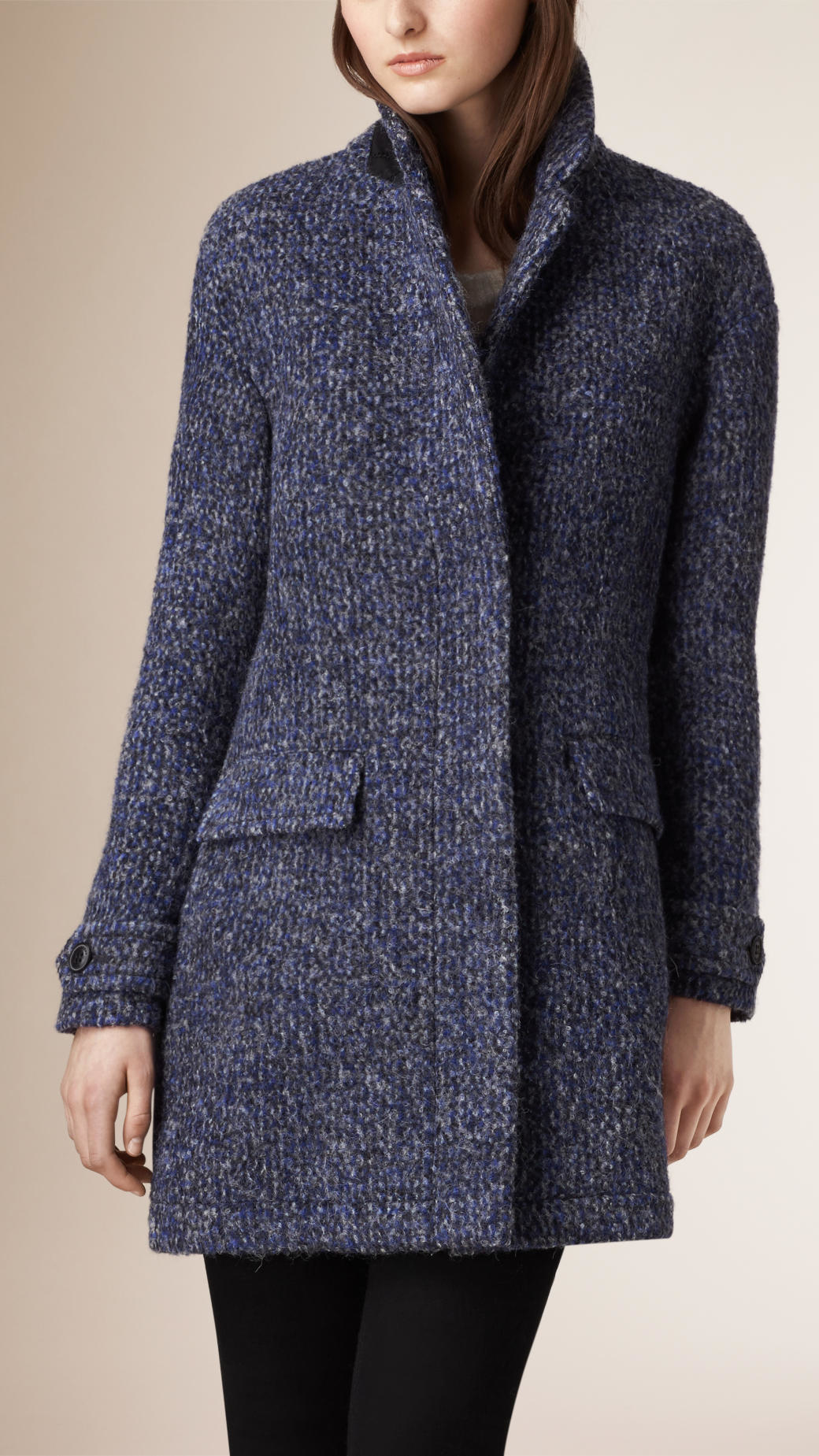 blue mohair coat
