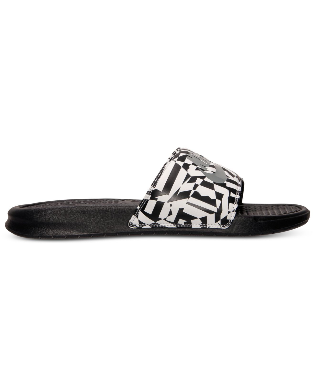 Benassi Jdi Print Slide Sandals 