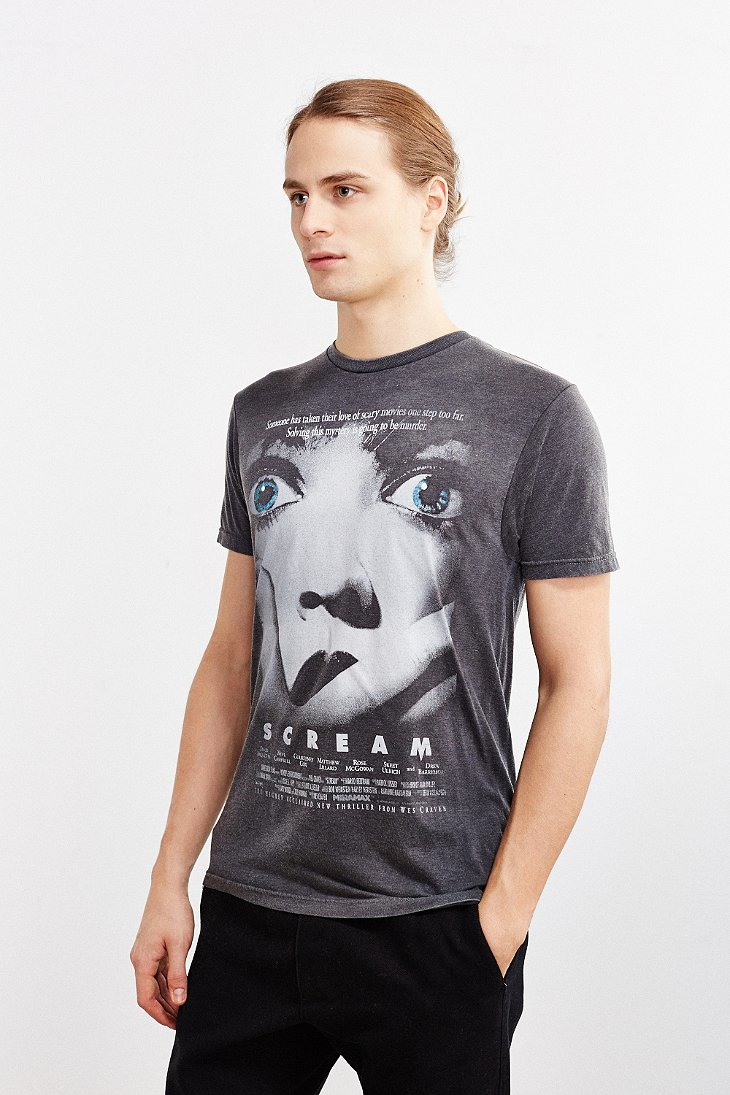 Urban Outfitters Cotton Scream Poster Tee in Black (Blue) for Men | Lyst