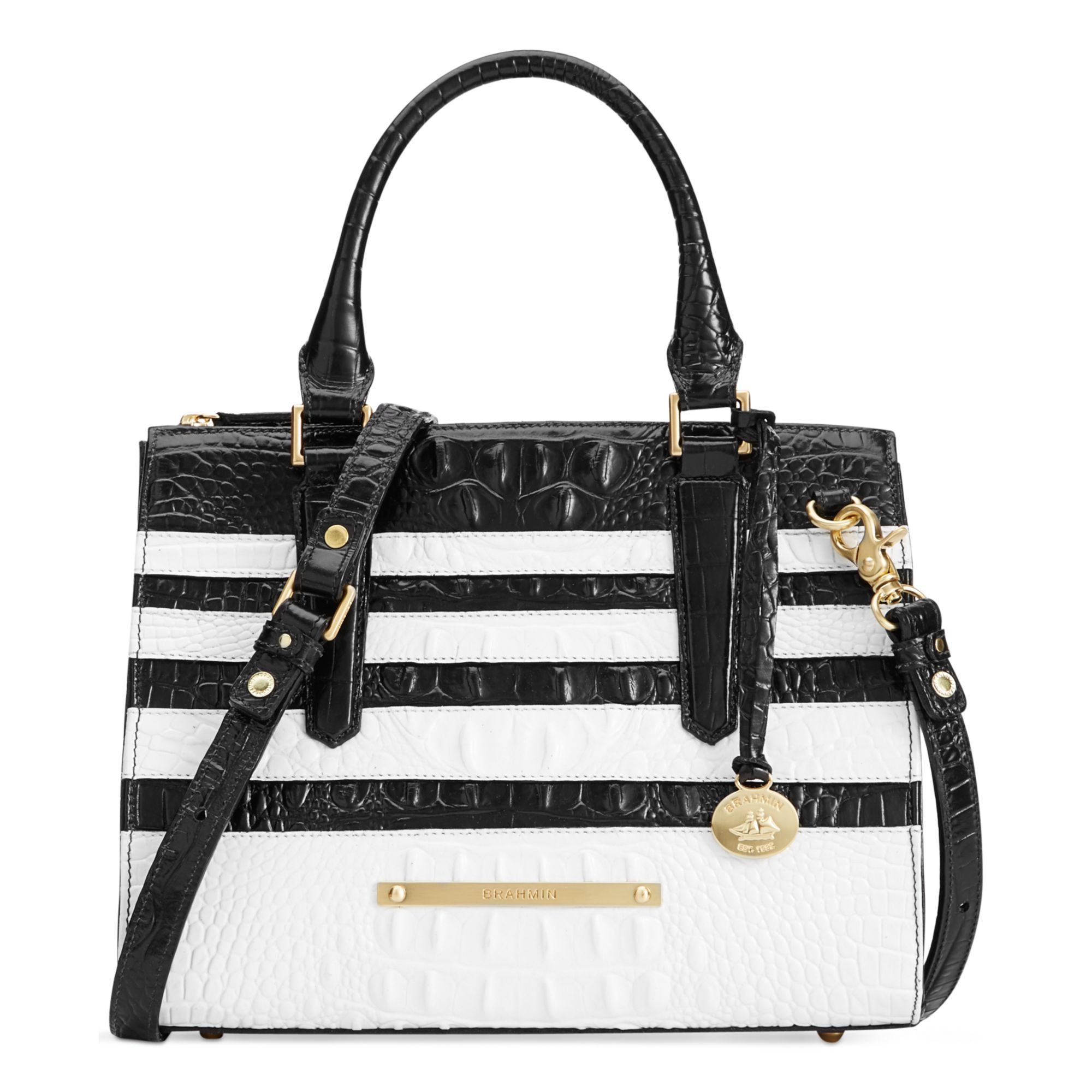 white brahmin purse