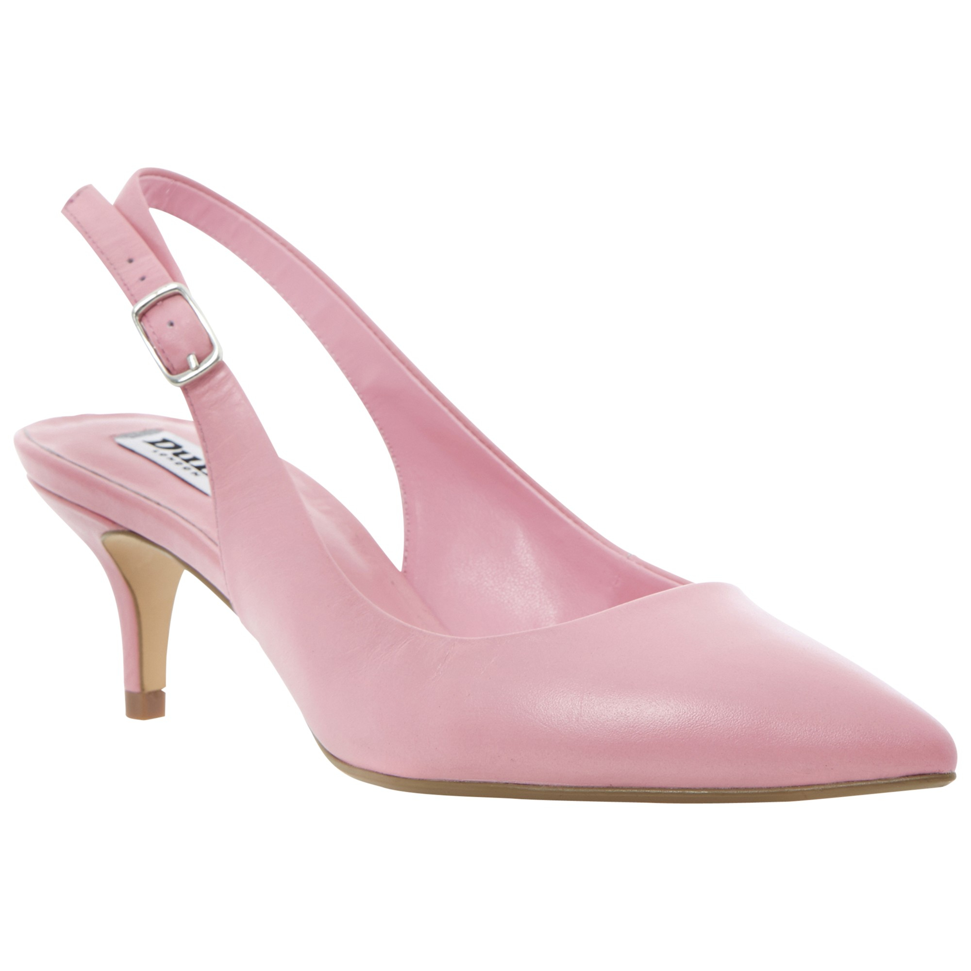 dune croft leather slingback courts