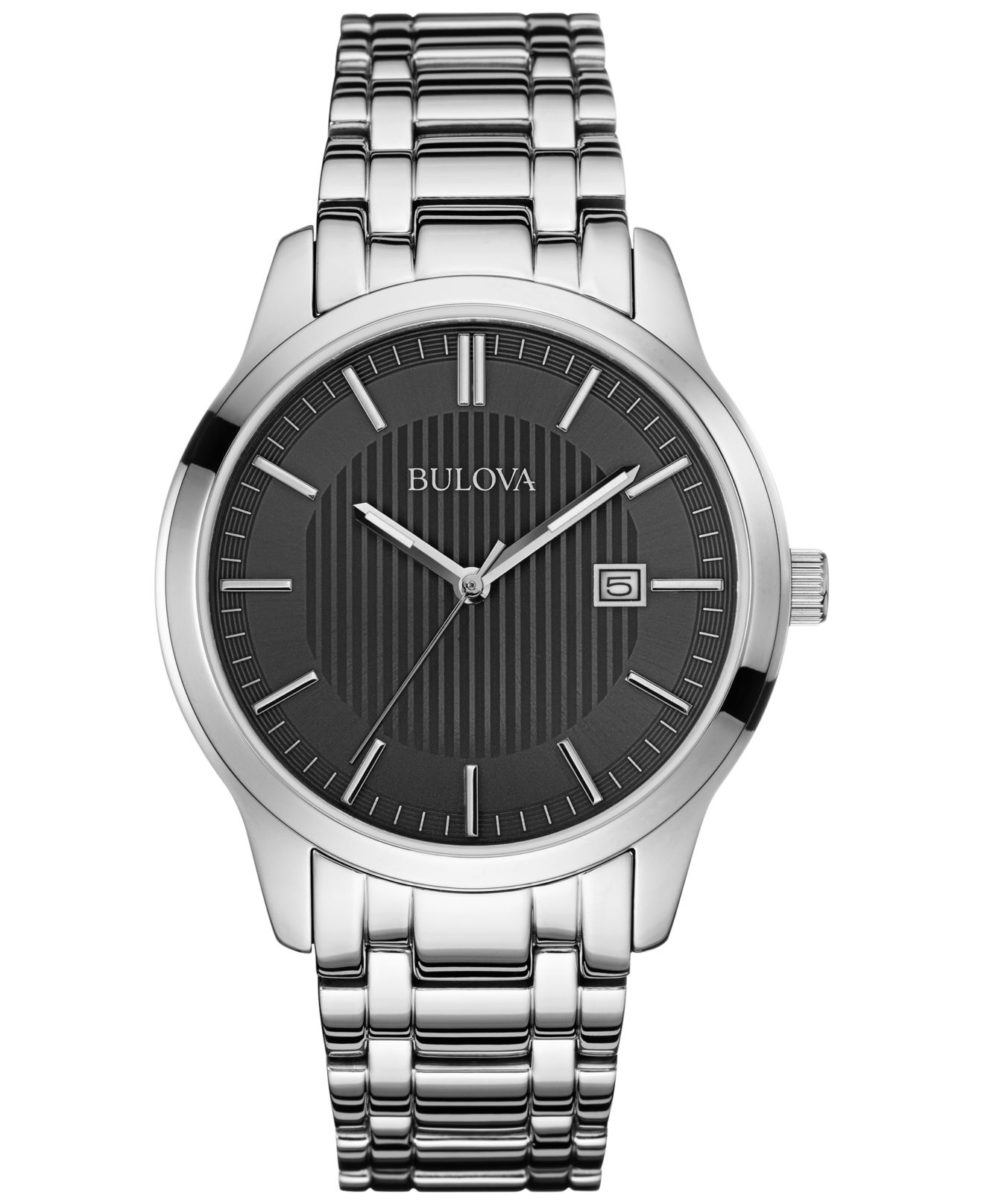 Bulova Men's Stainless Steel Bracelet Watch 40mm 96b223 - A Macy's