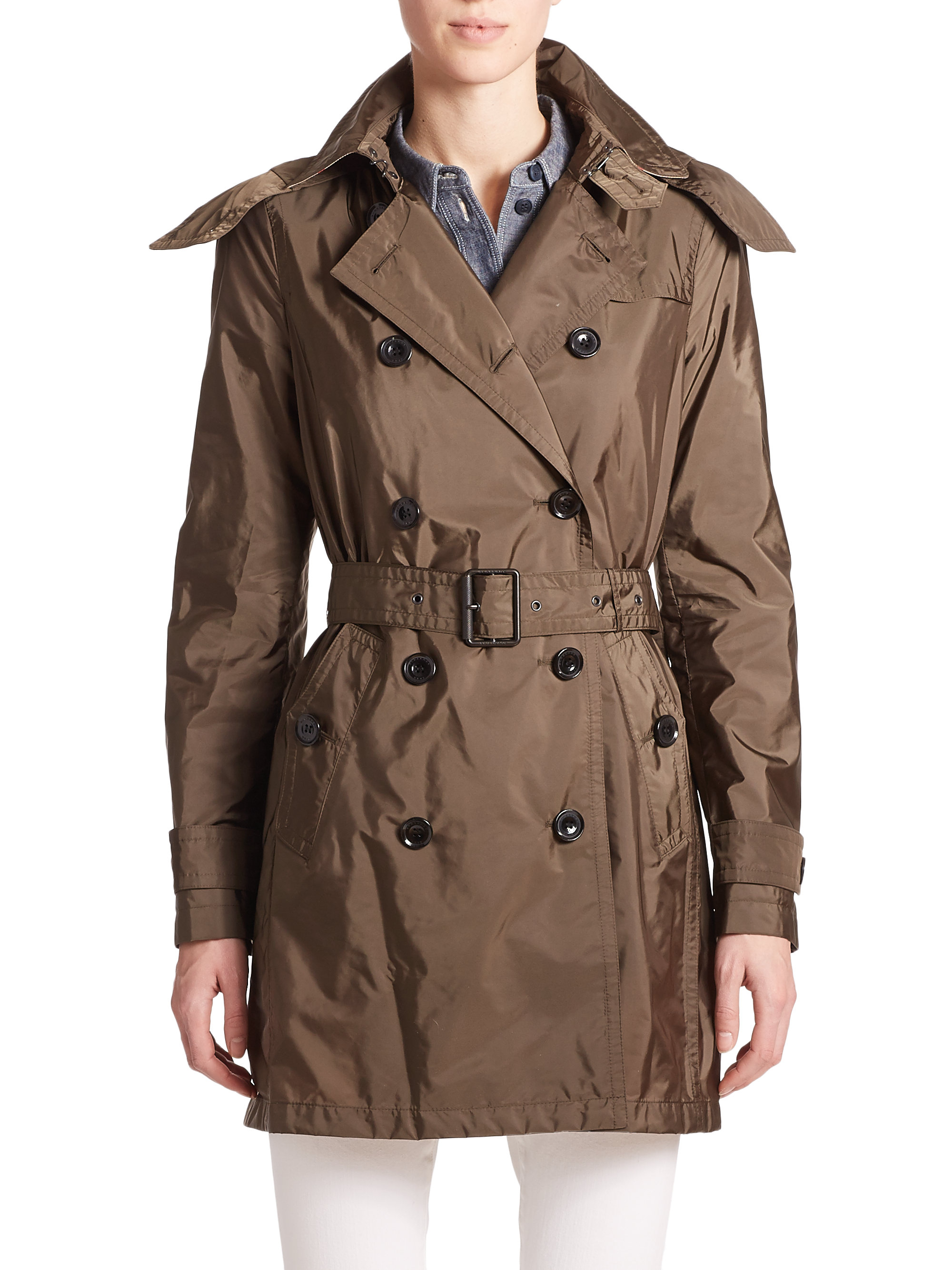 Burberry balmoral hooded trench coat Clearance