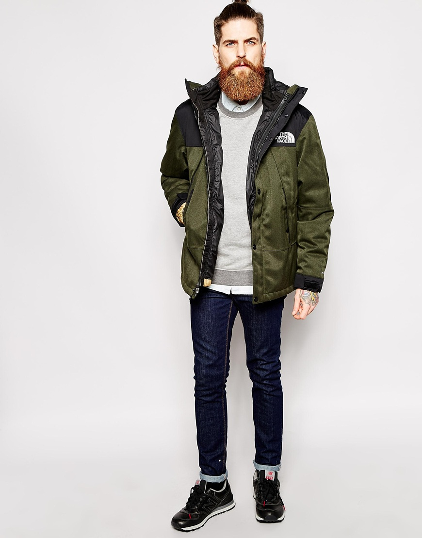 the north face mountain jacket green