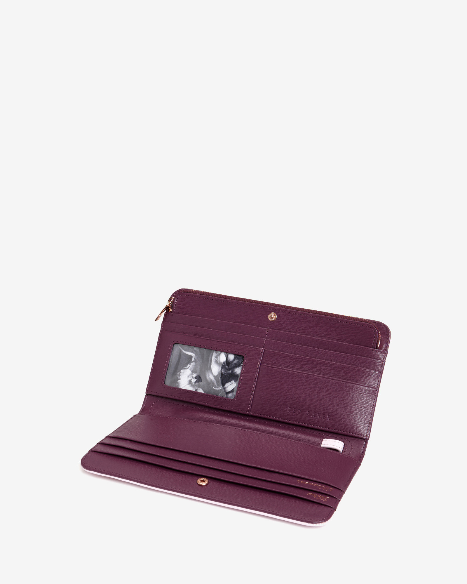 ted baker burgundy purse