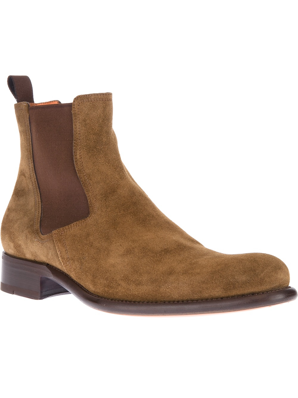 Lyst - Santoni Casual Boot in Brown for Men
