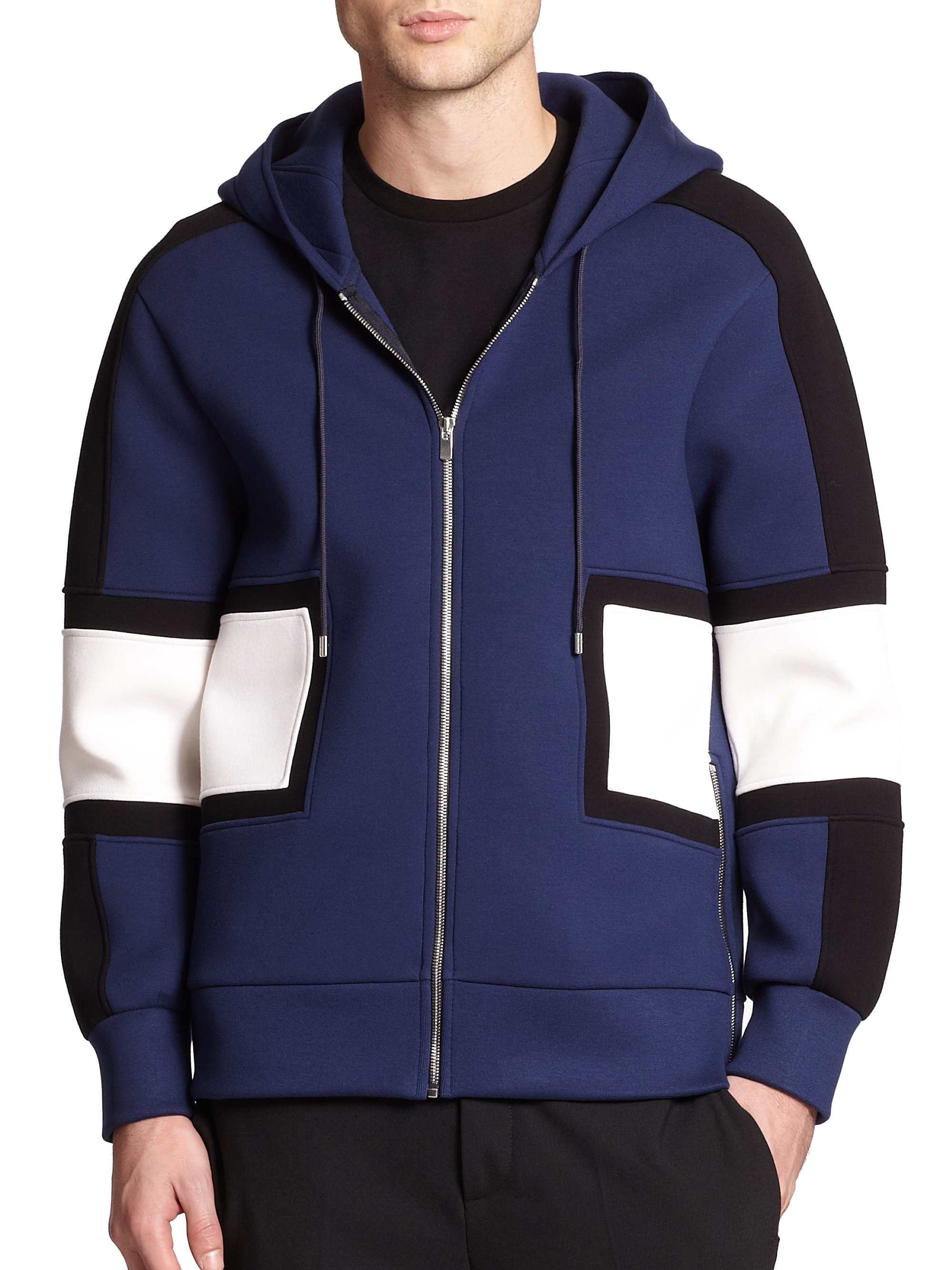 neil barrett zip hoodie