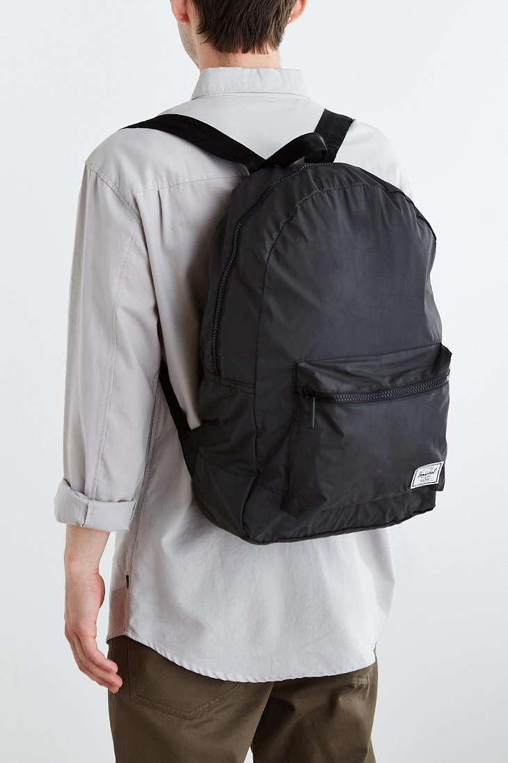 Herschel Supply Co. 3m Reflective Packable Daypack in Black for Men | Lyst