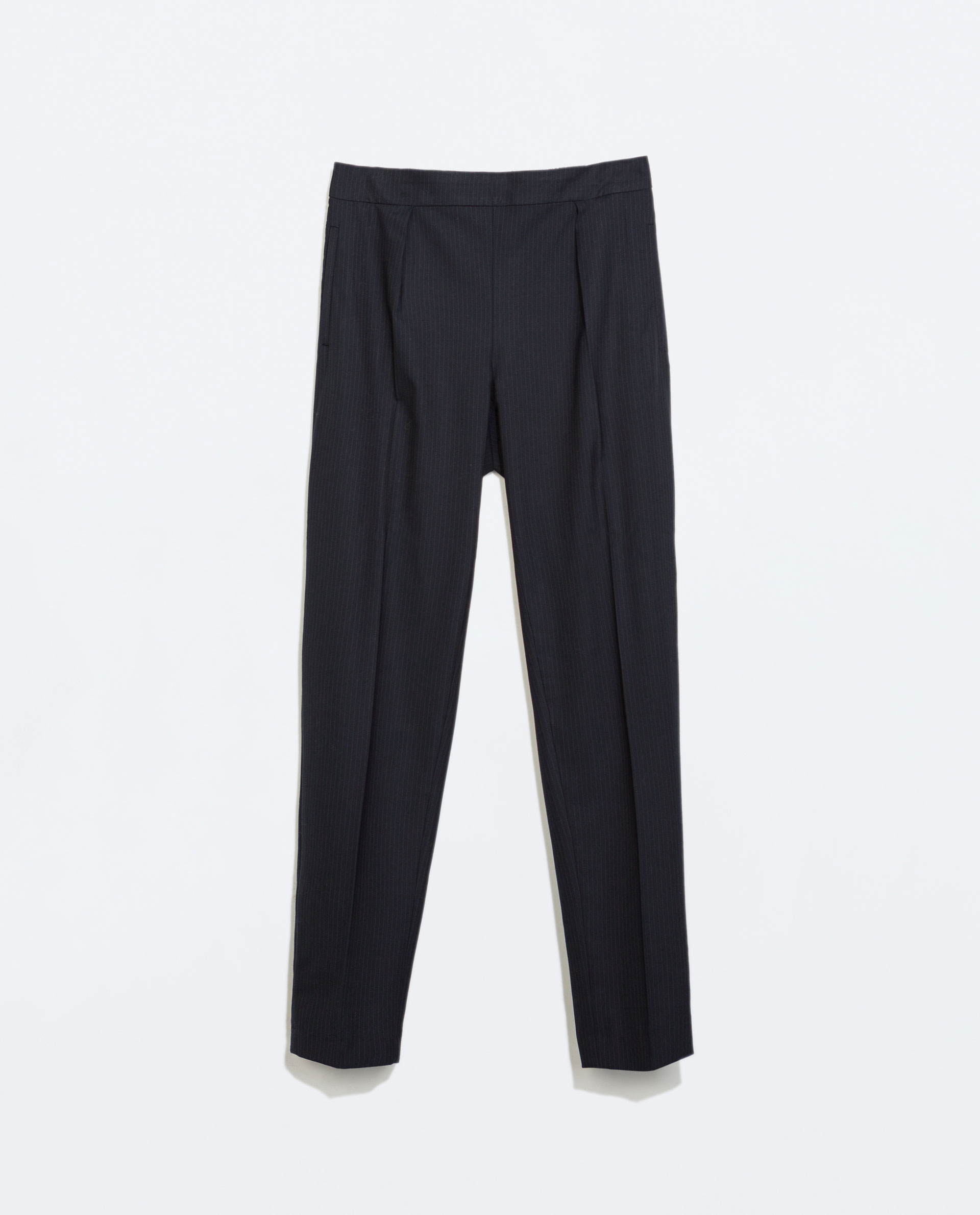 zara pants with elastic waistband