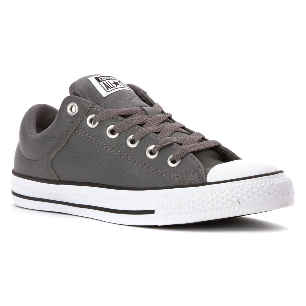 Converse Chuck Taylor All Star Hi Street Ox Leather in Gray for Men - Lyst