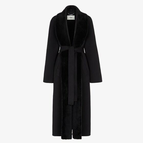 希少】FENDISSIME イタリア製 ウール100% ロングコート Fendi Long 