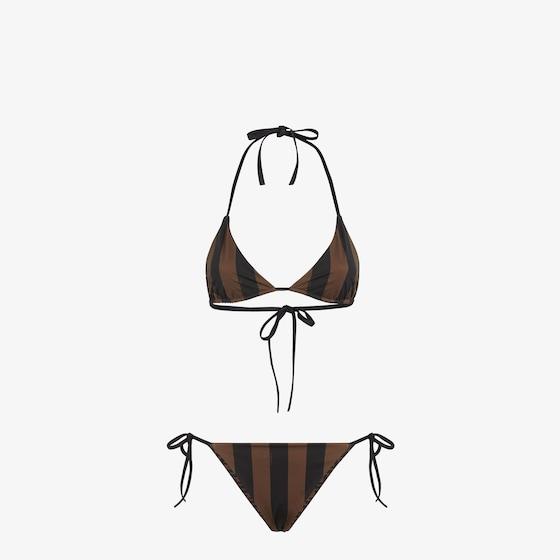 【FENDI】マイクロFFトップ＆マイクロパッチワークボトム ビキニ 未使用タグ付】FENDI 水着ボトムのみ