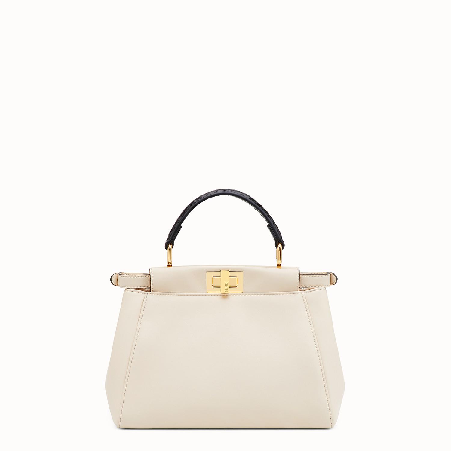 fendi peekaboo mini white