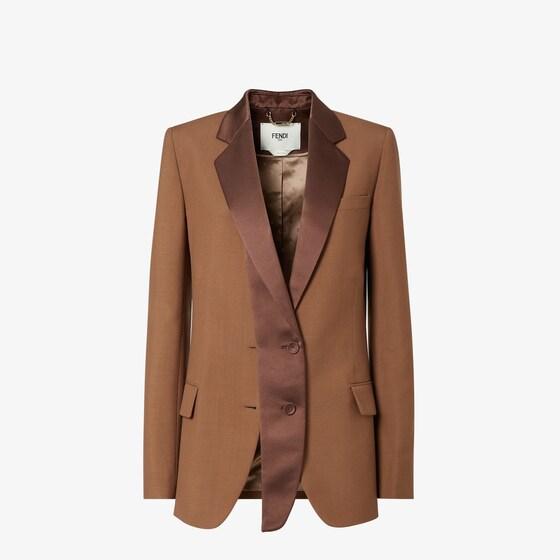 ジャケット FENDI BLACK WOOL BLEND FENDI X STEFANO PILATI BLAZER Fendi Blazers, sport coats and suit jackets for Women
