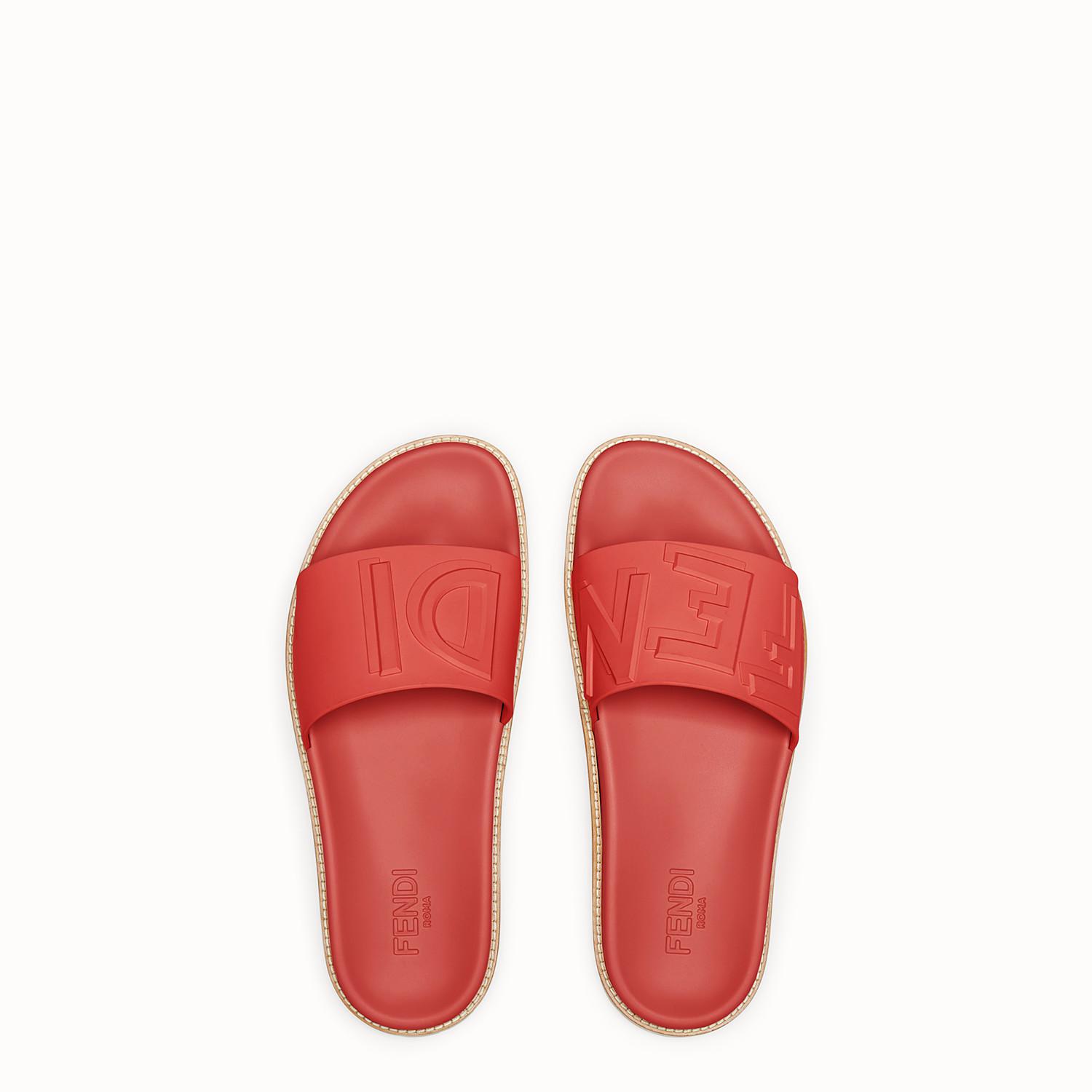 fendi jacquard crossover slides